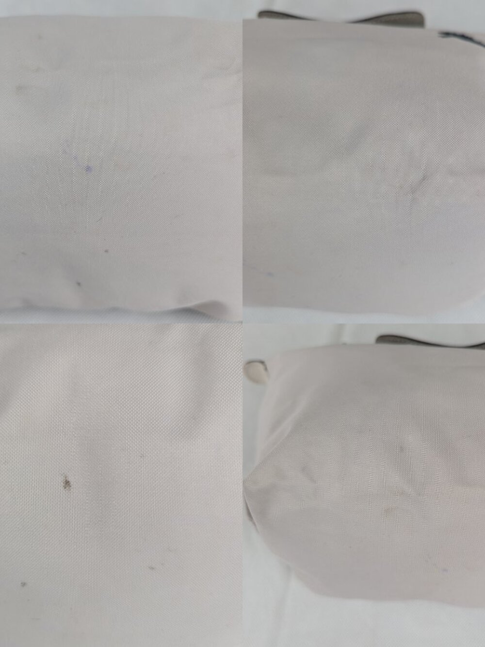 Pre-Owned Longchamp Le Pliage Nylon Tote Bag White – Authentic – Fast Dispatch - Picture 12 of 16